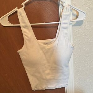 White Tank Top with built in bra